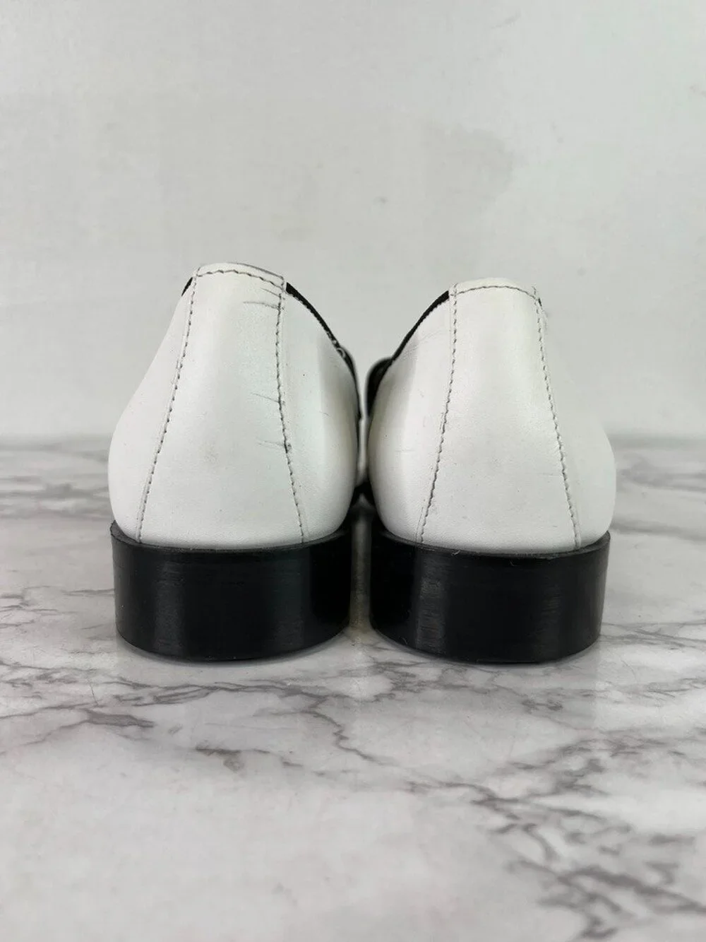 Everlane Women's The Modern Smoking White Loafer sz 9.5
